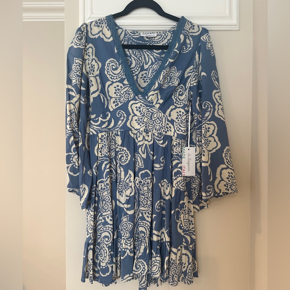 Le Regarre Italian-Made Long Sleeve Dress - NWT